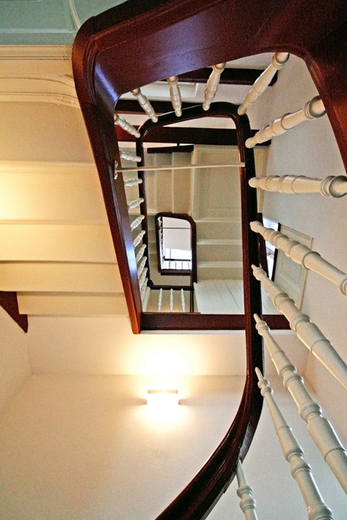 Bahnhof Elz Wendeltreppe